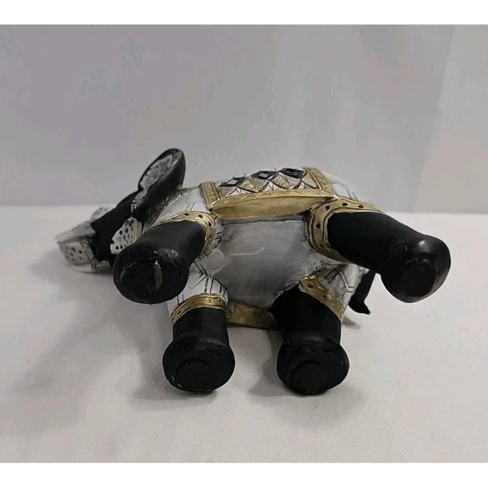 Elephant Raised Trunk Figurine Embellished with Mirrors And Beautiful Designs